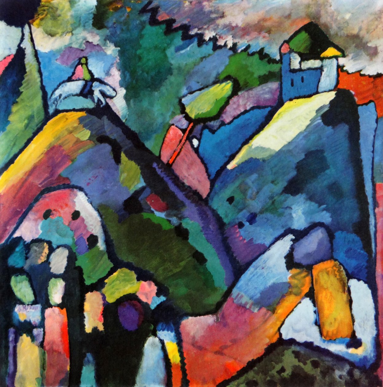 Improvisaatio 9 tekijältä Wassily Kandinsky