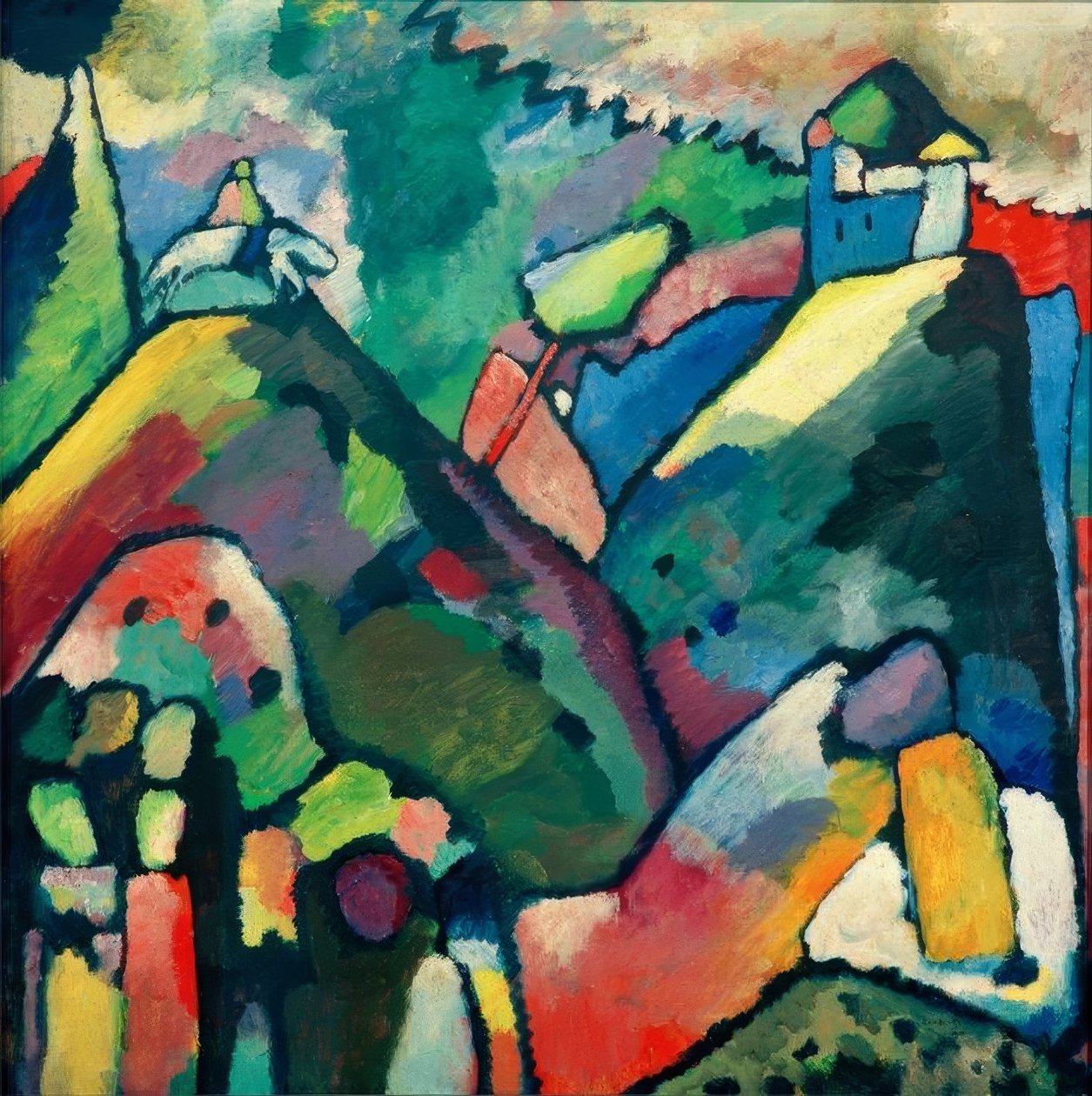 Improvisaatio 9 tekijältä Wassily Kandinsky
