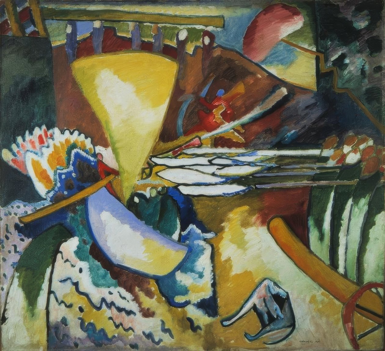 Improvisaatio II tekijältä Wassily Kandinsky