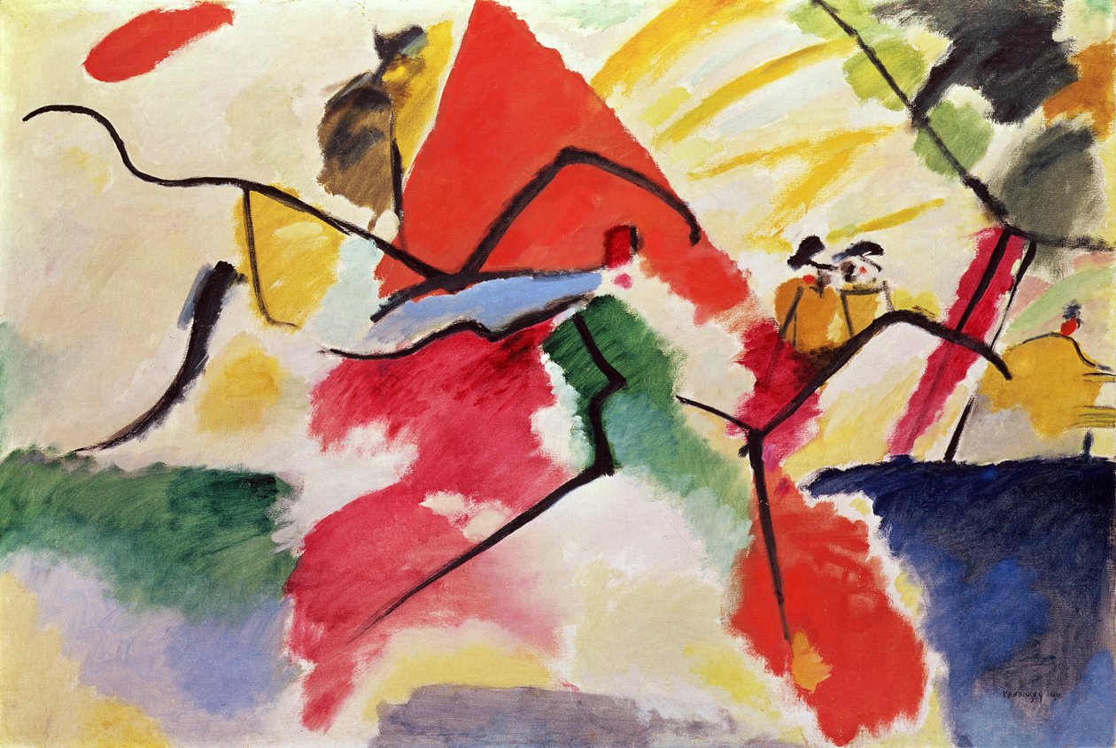 Improvisaatio nro 5 tekijältä Wassily Kandinsky