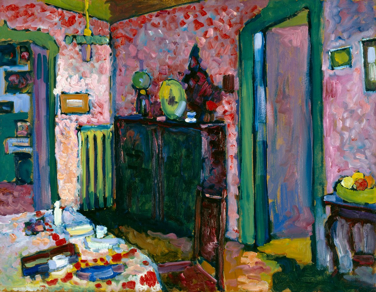Sisustus (Oma ruokasali) tekijältä Wassily Kandinsky