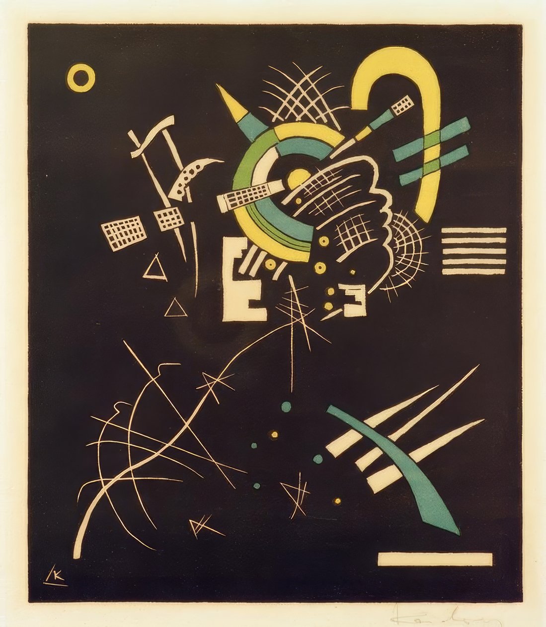Kleine Welten, Blatt 7 tekijältä Wassily Kandinsky