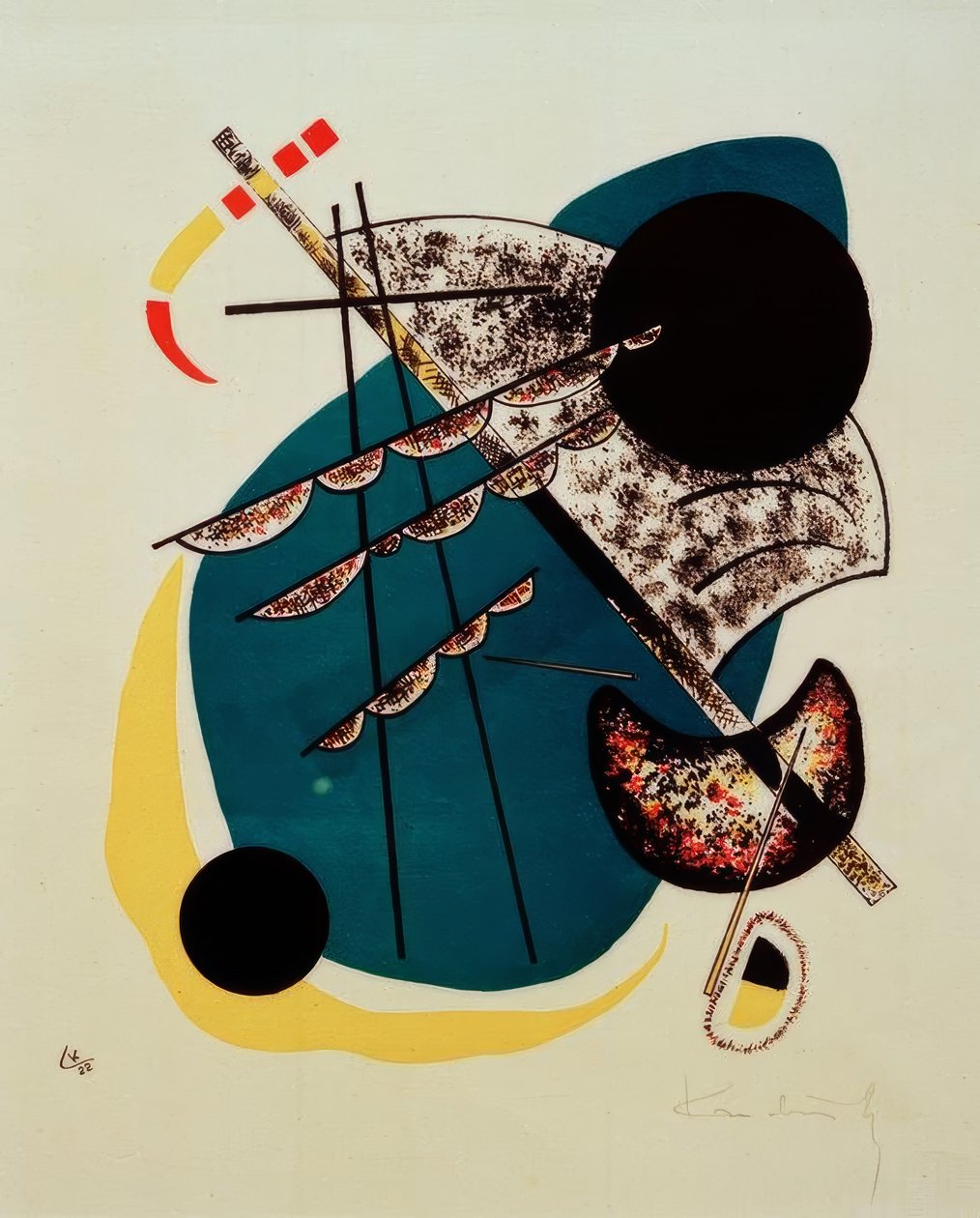 Kleine Welten II tekijältä Wassily Kandinsky