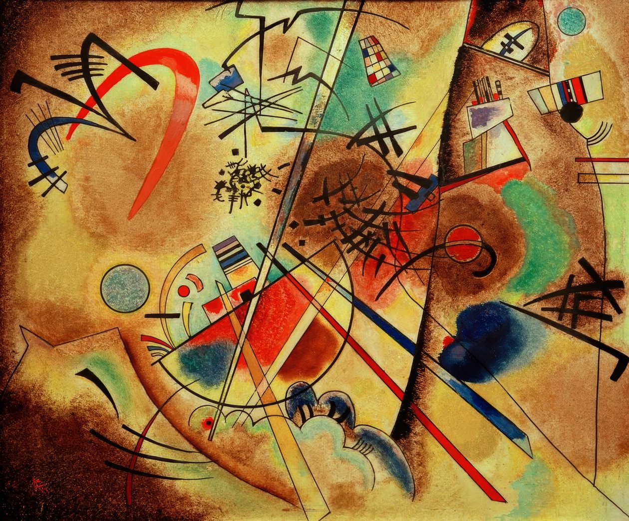 Pieni unelma punaisena tekijältä Wassily Kandinsky