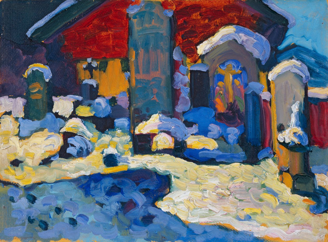 Kochel – Friedhof tekijältä Wassily Kandinsky