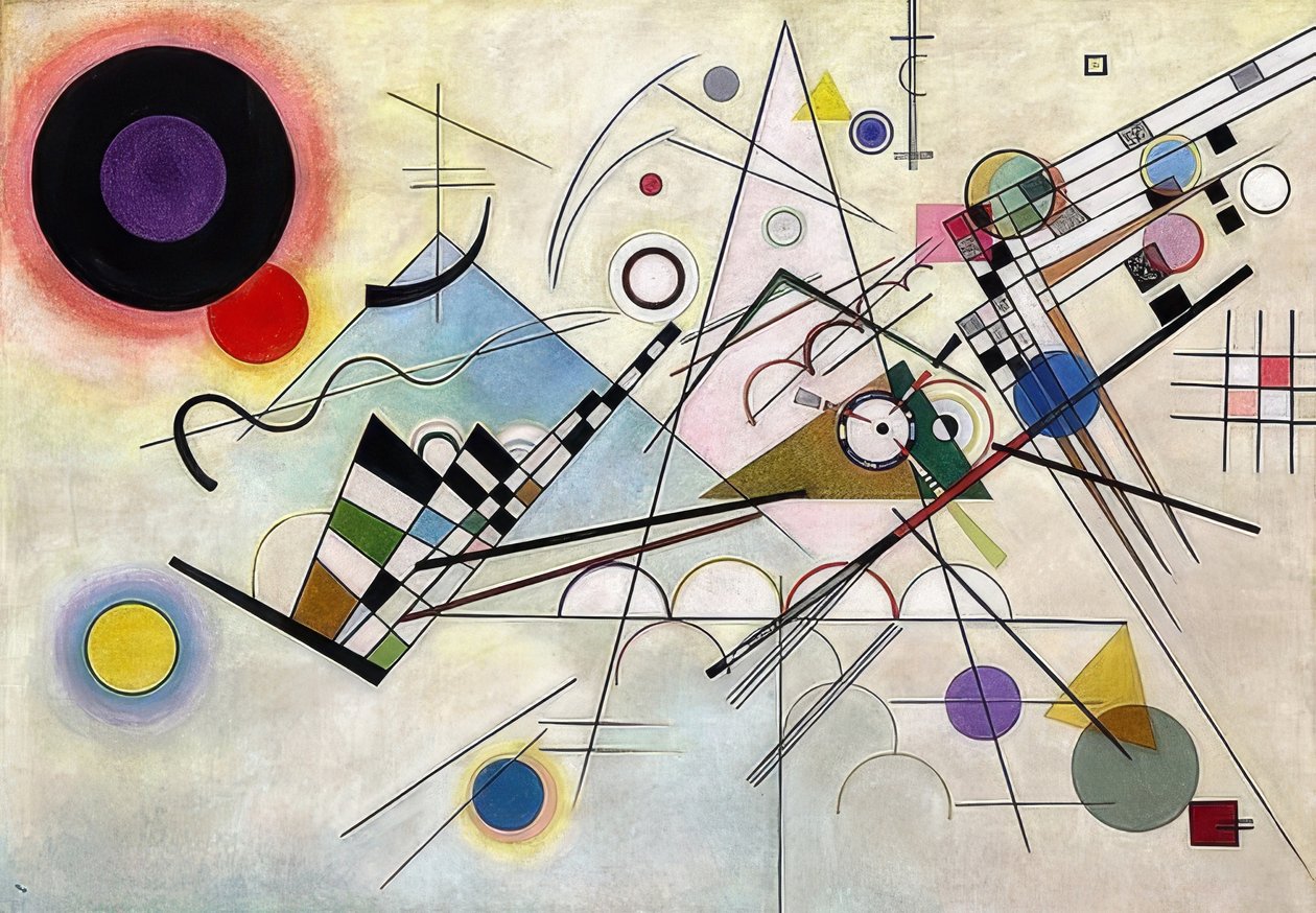 Sävellys 8. 1923 tekijältä Wassily Kandinsky