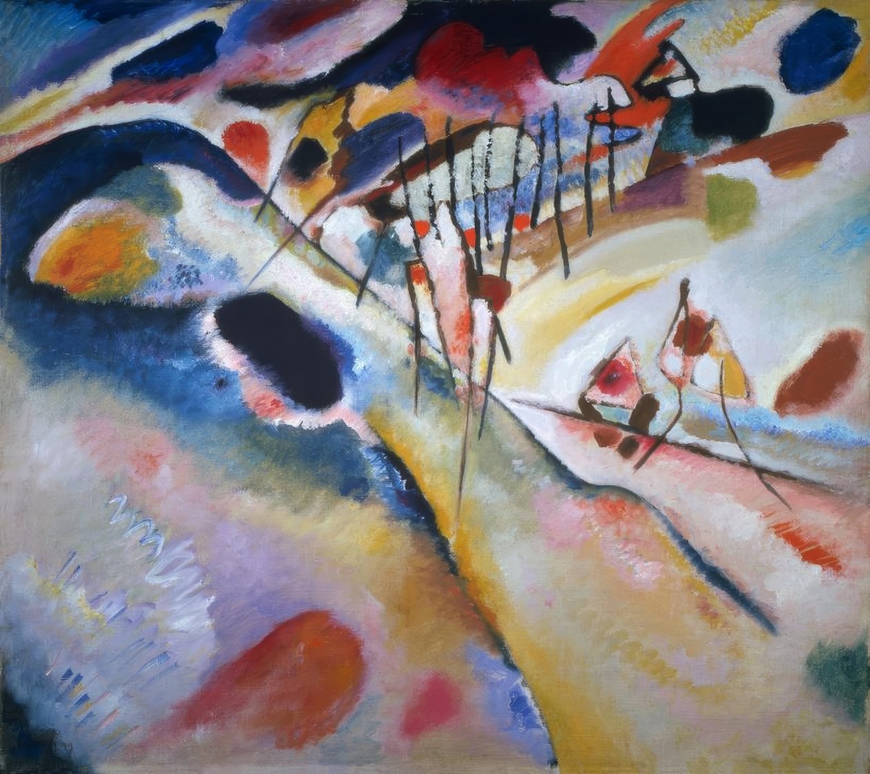 Landschaft tekijältä Wassily Kandinsky