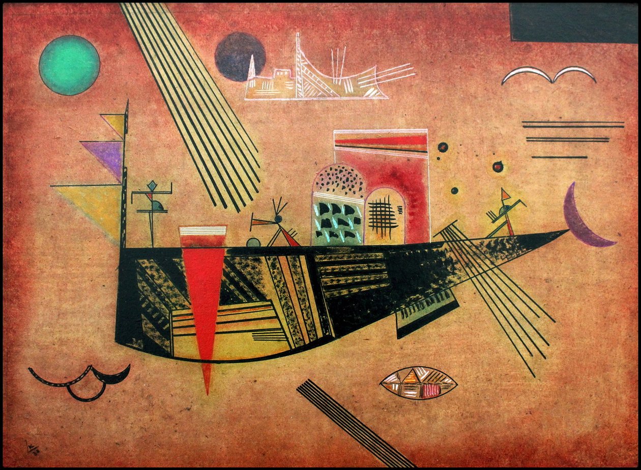 Moody, 1930 tekijältä Wassily Kandinsky