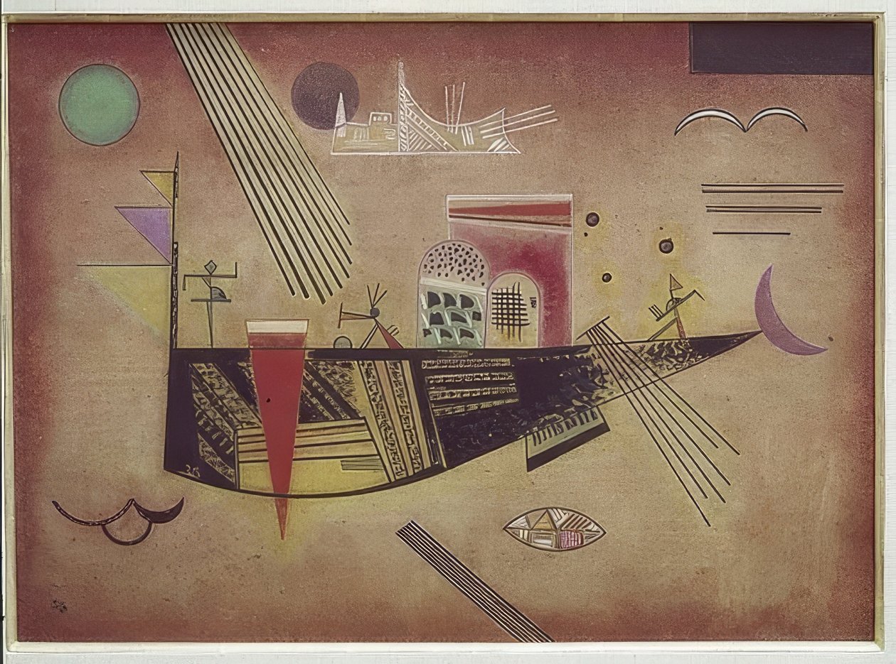 Moody. 1930 tekijältä Wassily Kandinsky