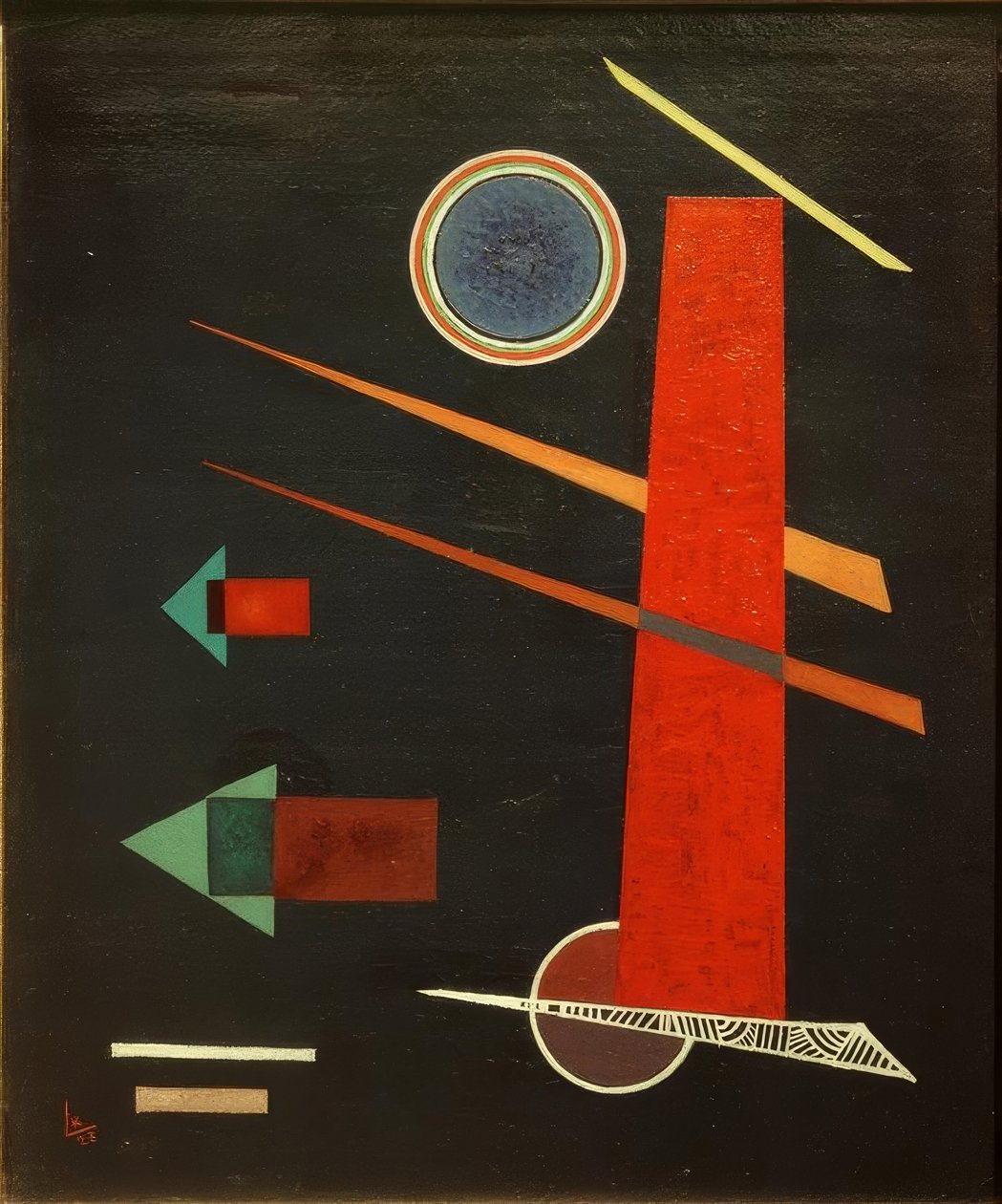Mächtiges Rot tekijältä Wassily Kandinsky