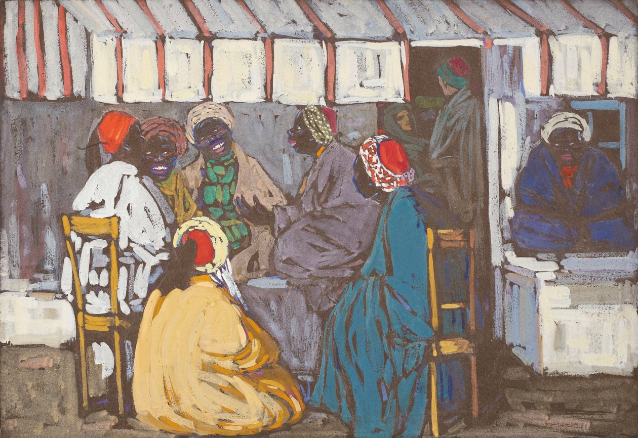 Mohren Cafe, 1905. tekijältä Wassily Kandinsky