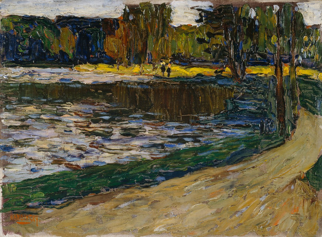 München – englantilainen puutarha tekijältä Wassily Kandinsky
