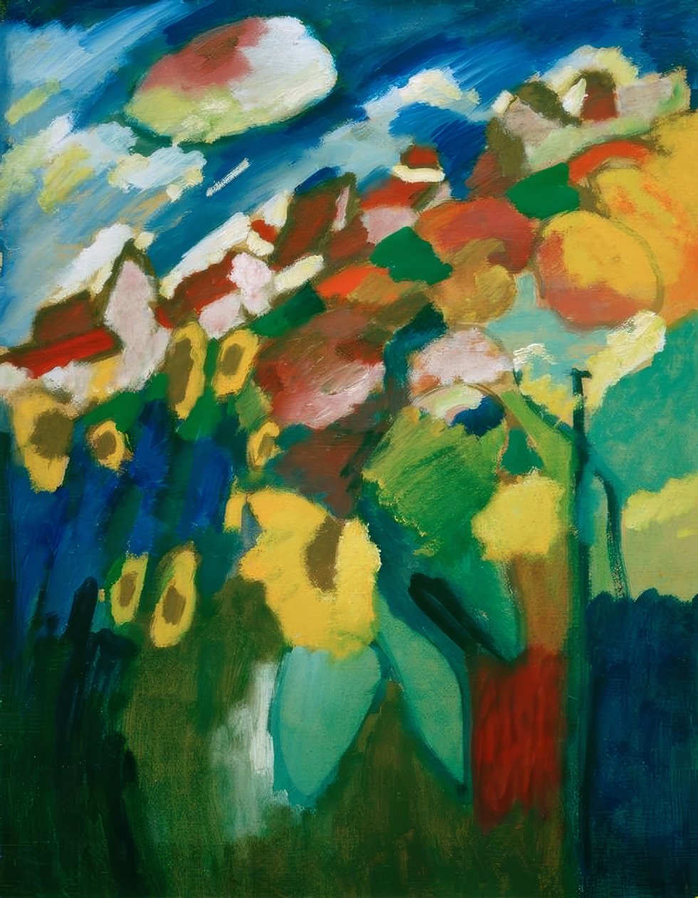 Murnau – Garten II tekijältä Wassily Kandinsky