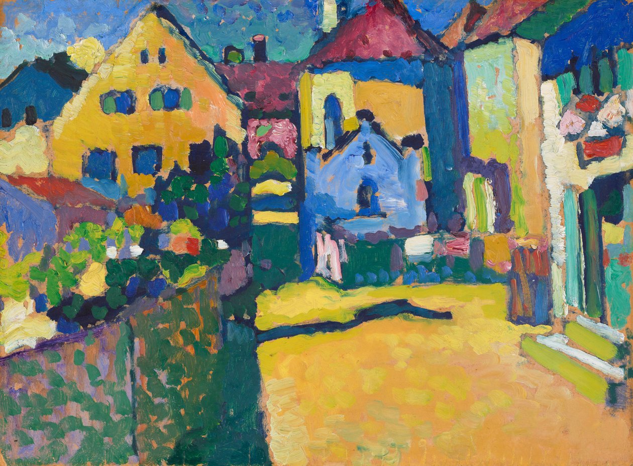 Murnau – Grüngasse tekijältä Wassily Kandinsky
