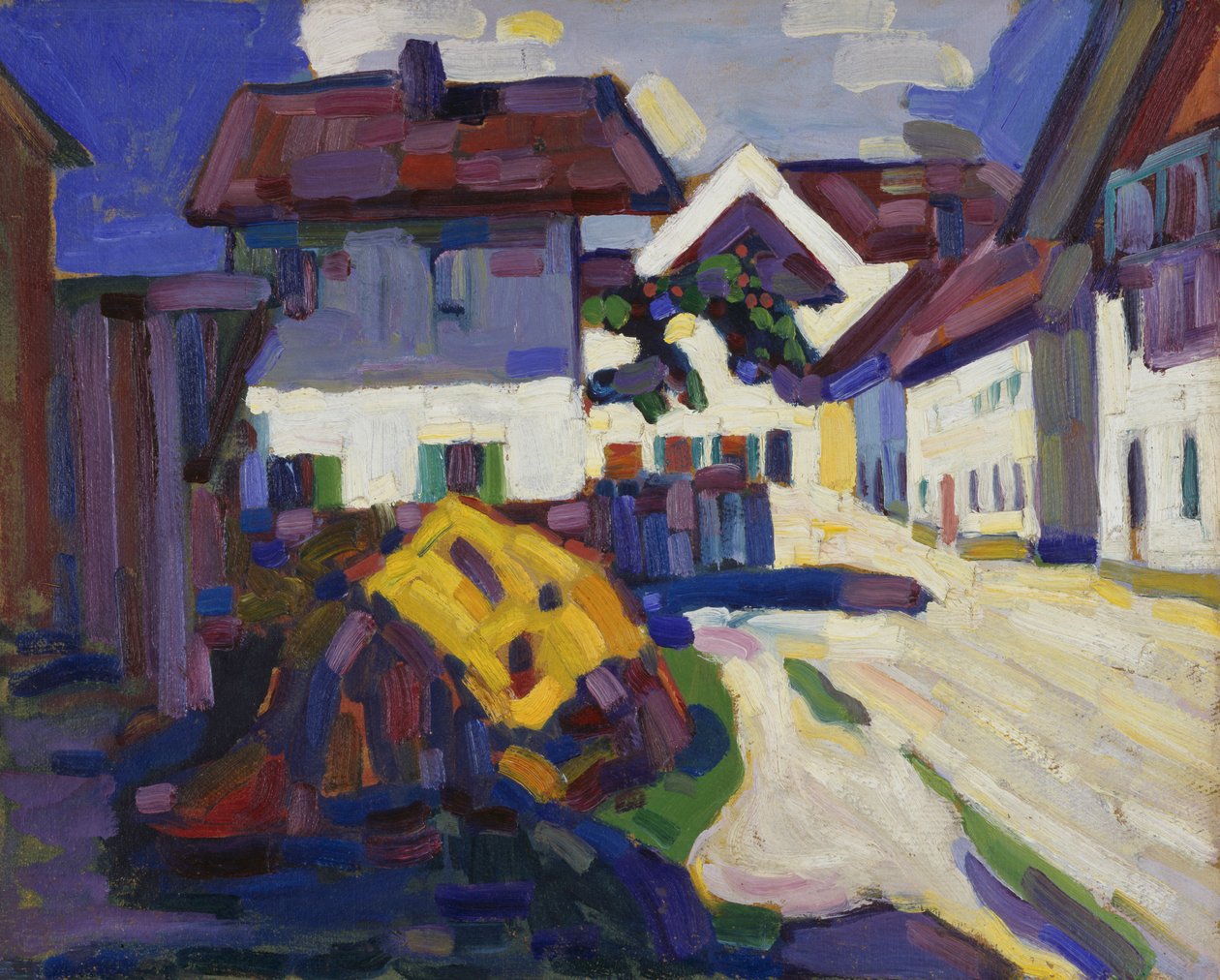 Murnau - taloryhmä tekijältä Wassily Kandinsky