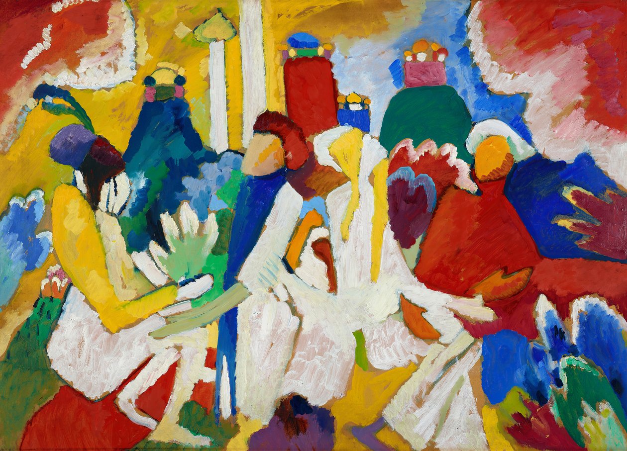 Itämainen, 1909. tekijältä Wassily Kandinsky