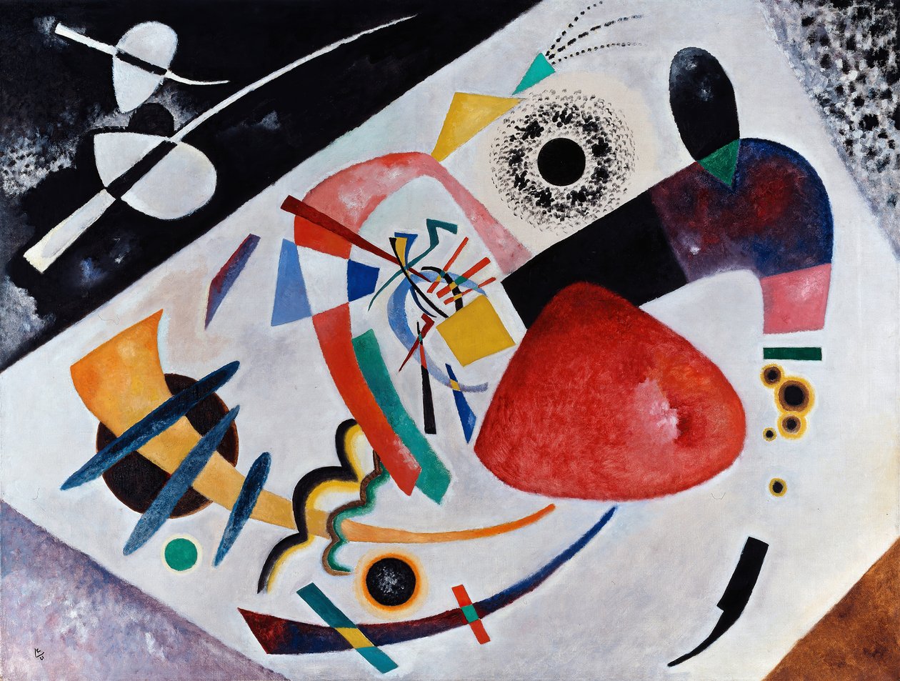 Red Spot II, tekijältä Wassily Kandinsky