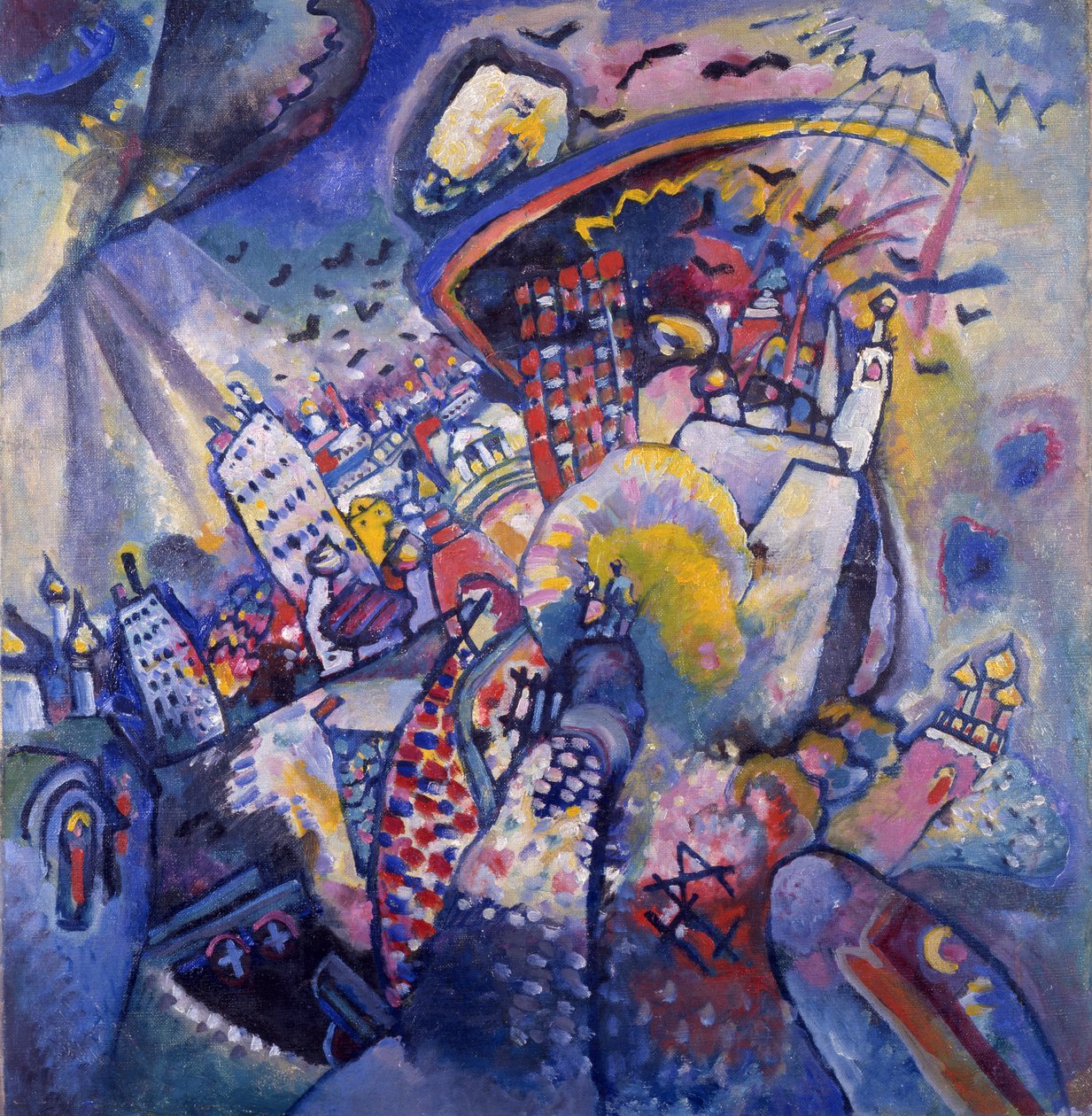 Punainen tori, 1916 tekijältä Wassily Kandinsky