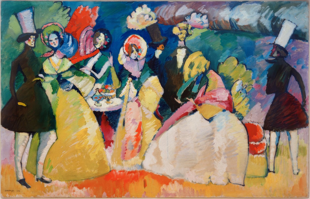 Krinoliiniyhteiskunta tekijältä Wassily Kandinsky