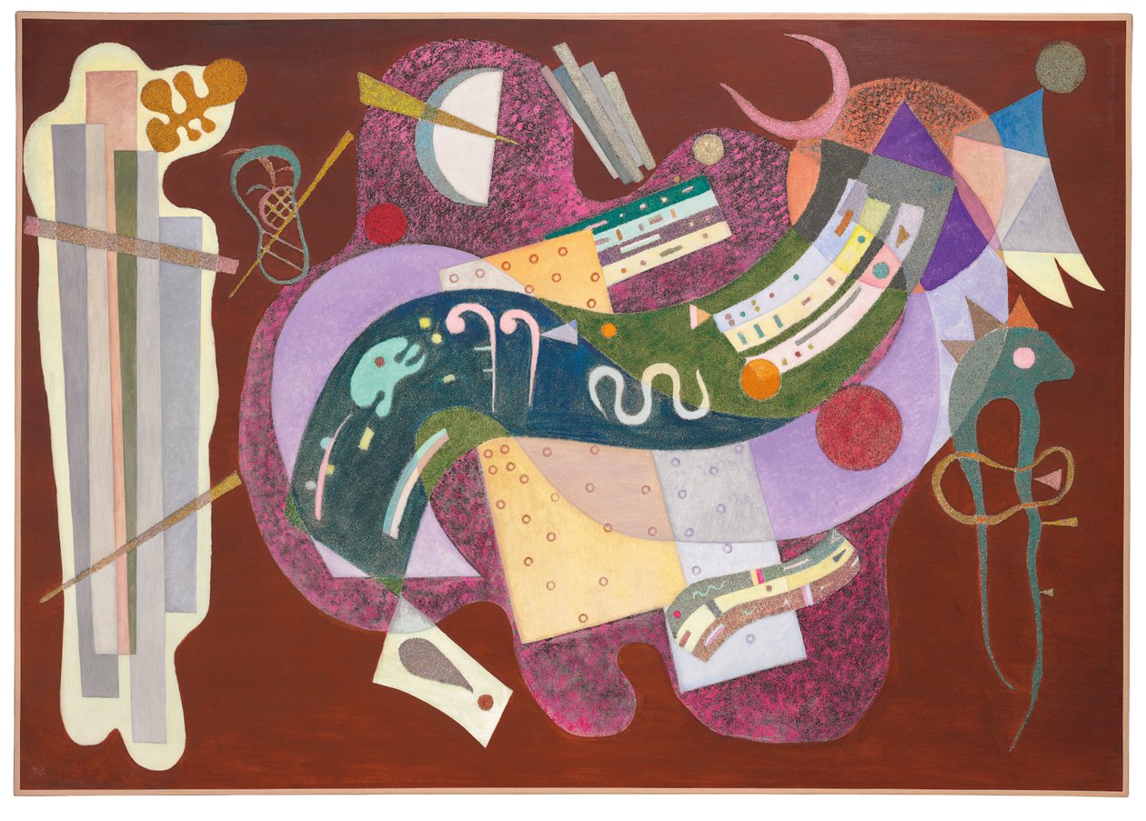 Jäykkä ja kaareva tekijältä Wassily Kandinsky