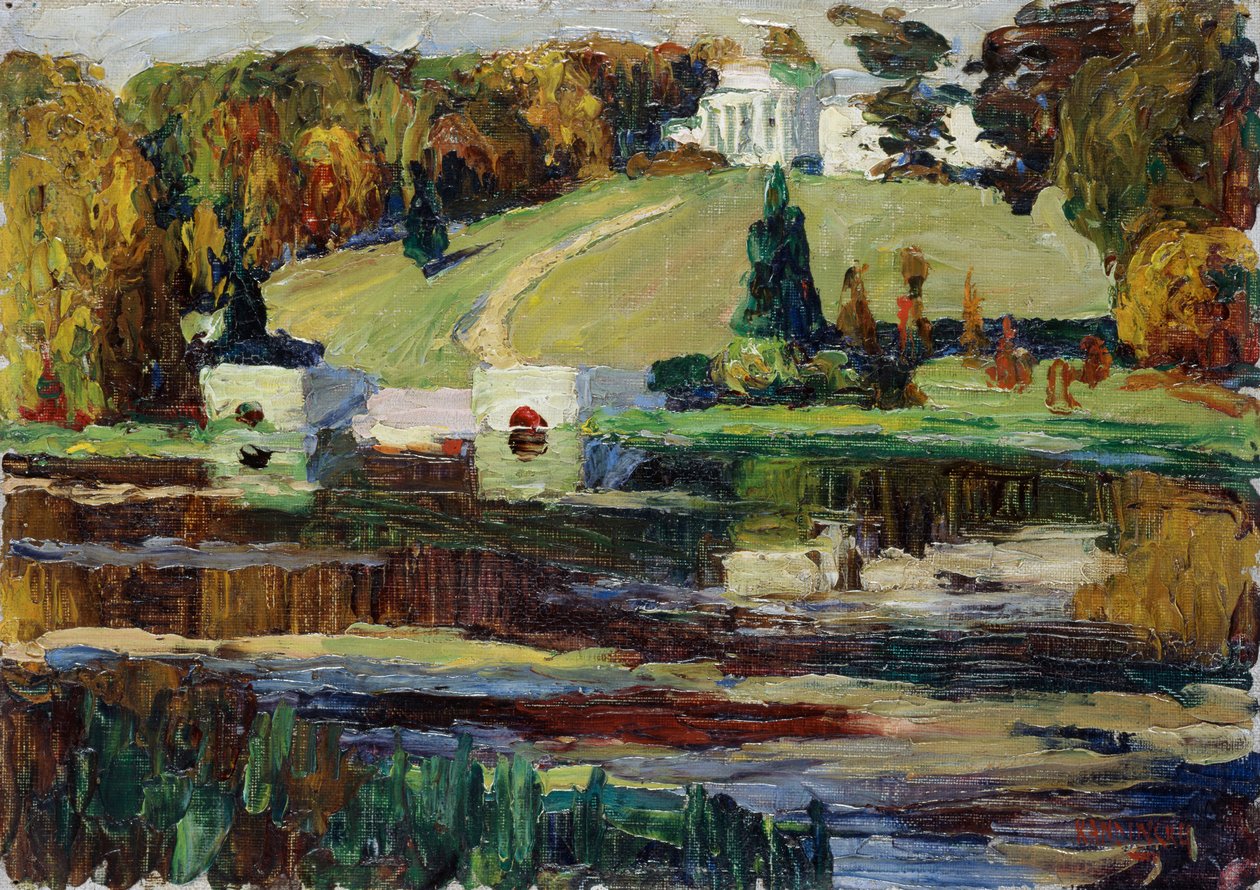 Luonnos Akhtyrkalle - Syksy tekijältä Wassily Kandinsky