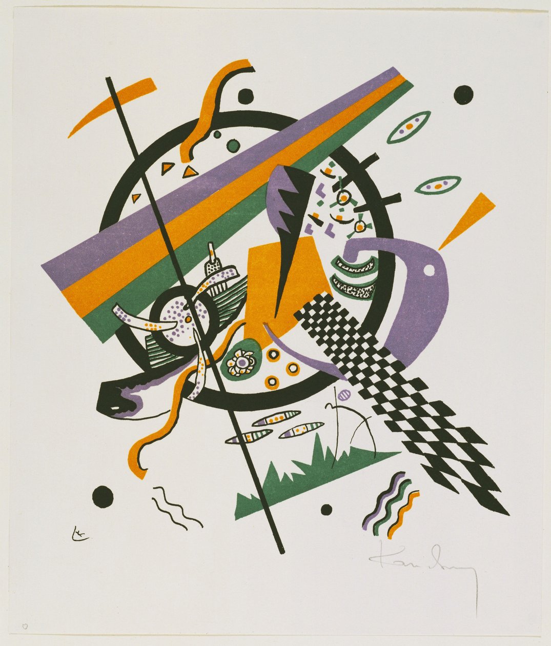 Pienet maailmat IV, 1922 tekijältä Wassily Kandinsky