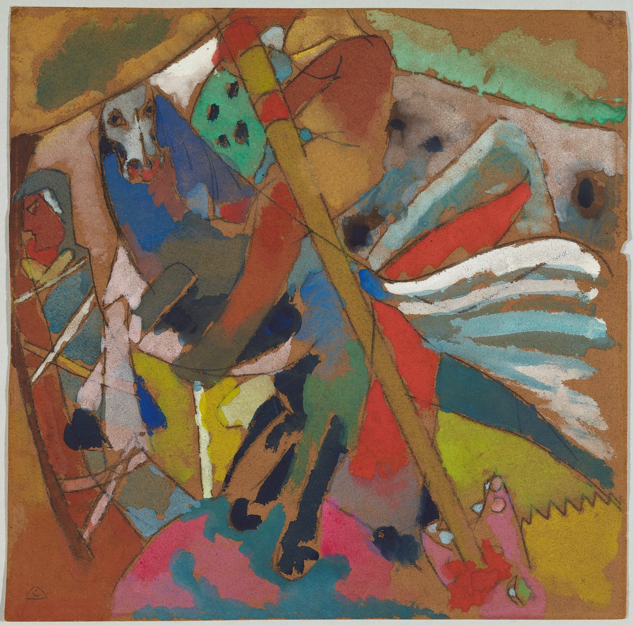 Pyhä Georg II tekijältä Wassily Kandinsky