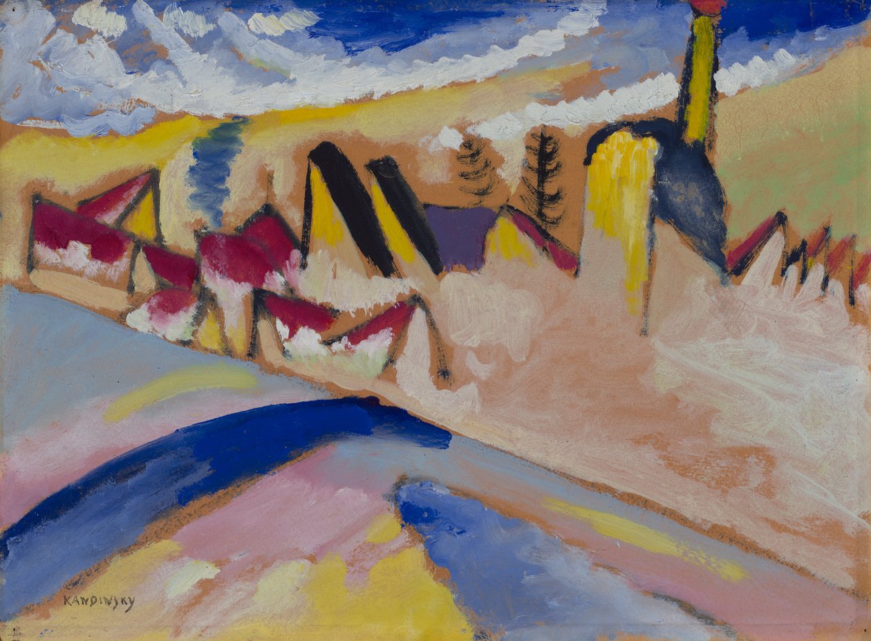 Tutkimus "Winter II" tekijältä Wassily Kandinsky