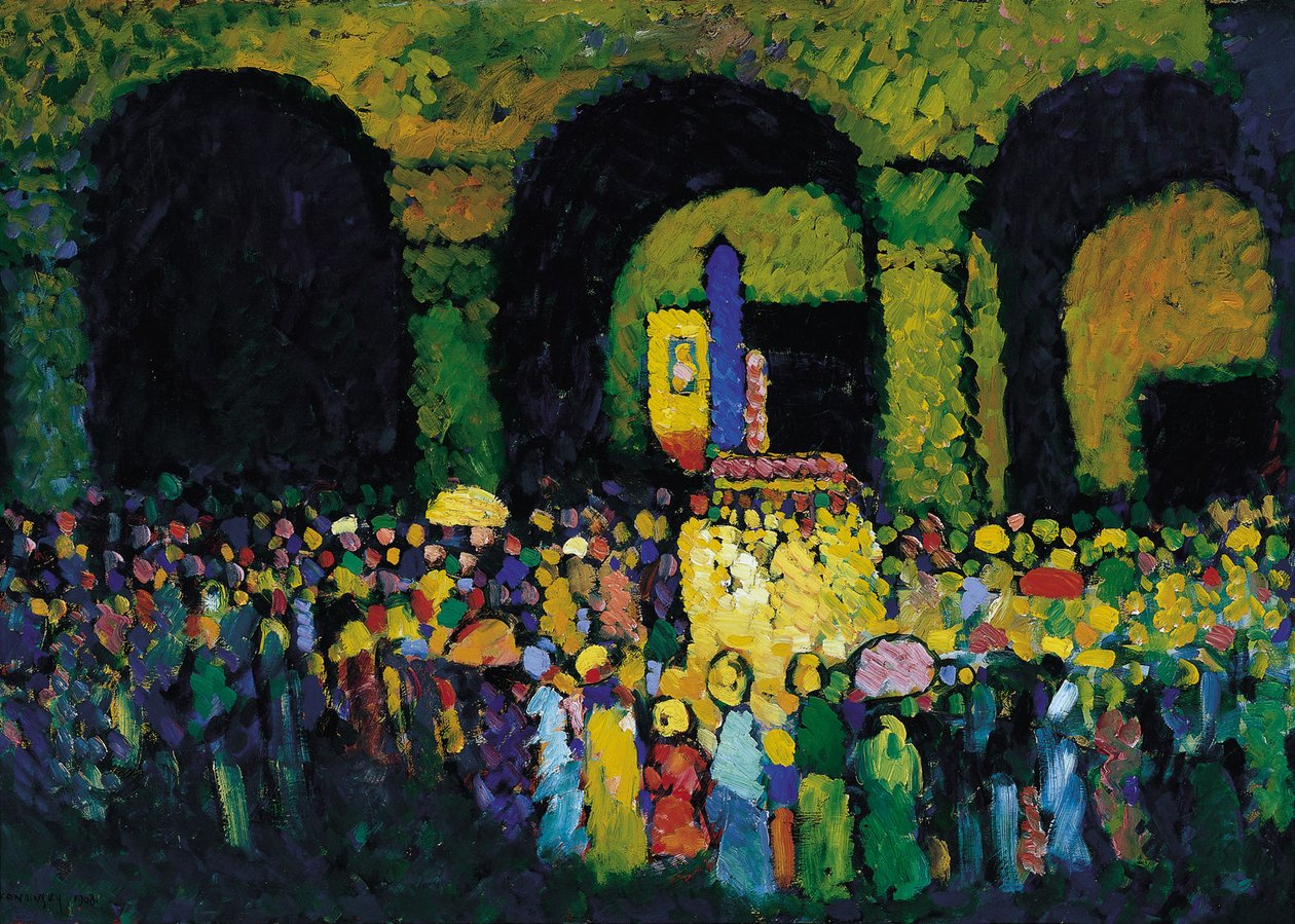 Ludwigskirche Münchenissä, 1908 tekijältä Wassily Kandinsky