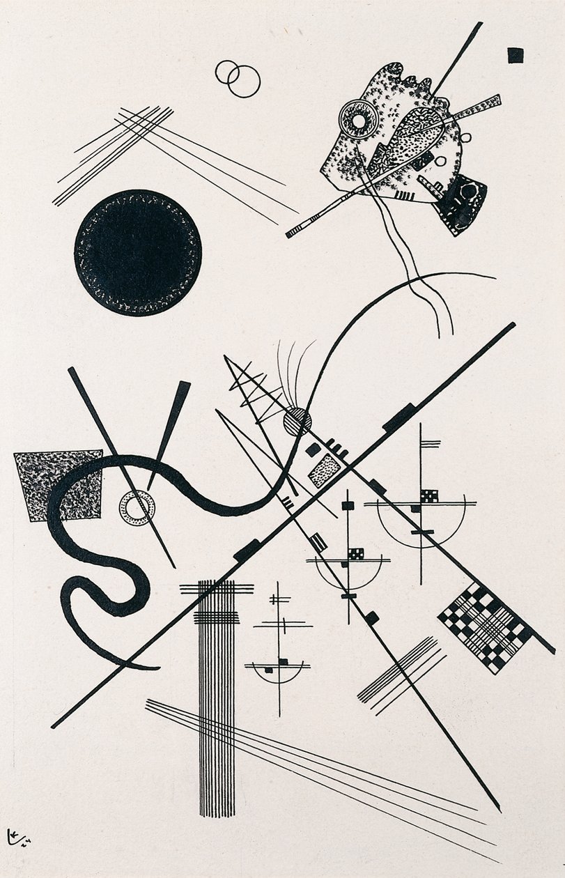 Nimetön (Dessin 4) tekijältä Wassily Kandinsky