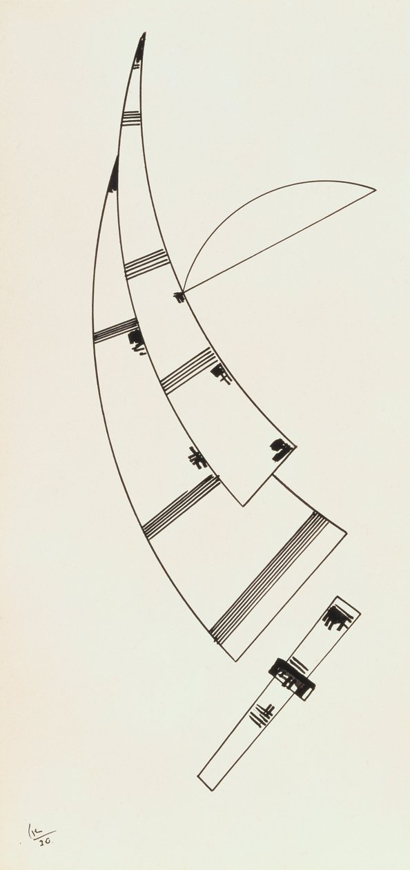 Nimetön, numero 7 tekijältä Wassily Kandinsky