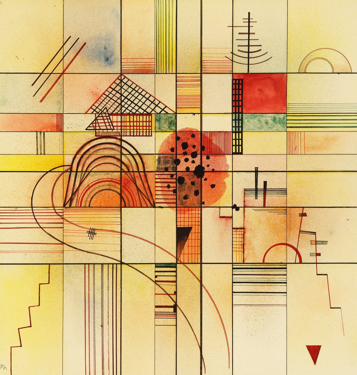 Vaihtelevat suorakulmiot tekijältä Wassily Kandinsky