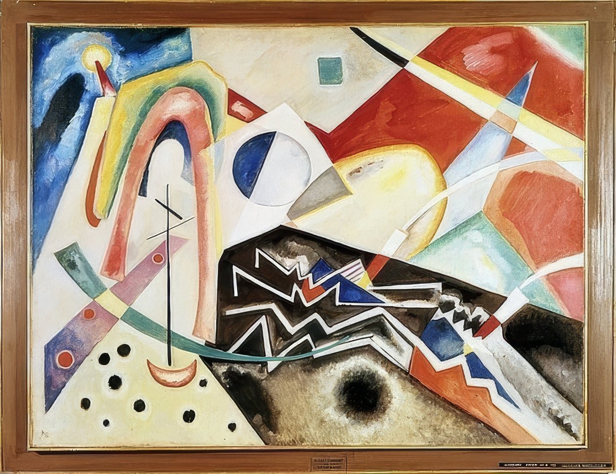 Valkoinen siksak. 1922 tekijältä Wassily Kandinsky