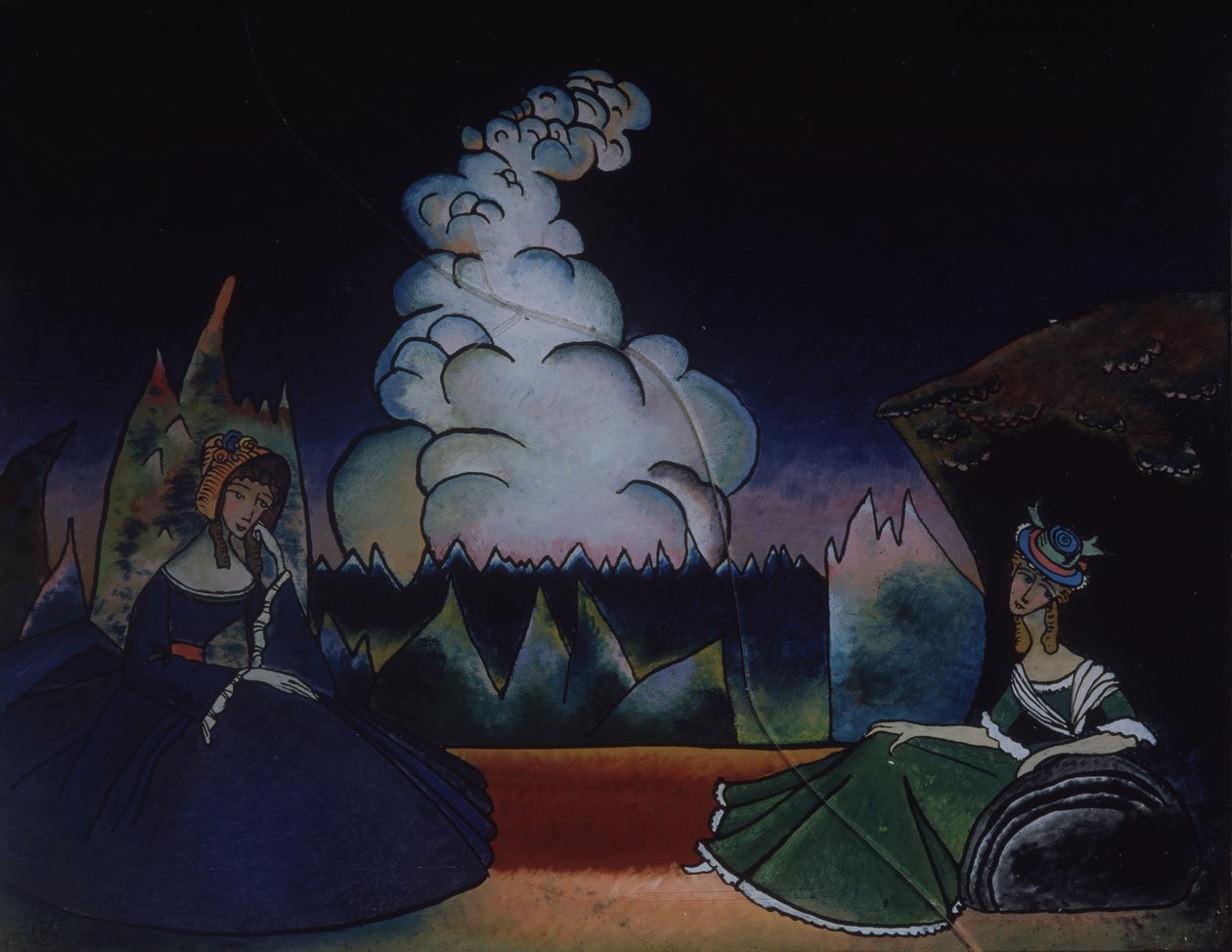 Valkoinen pilvi tekijältä Wassily Kandinsky