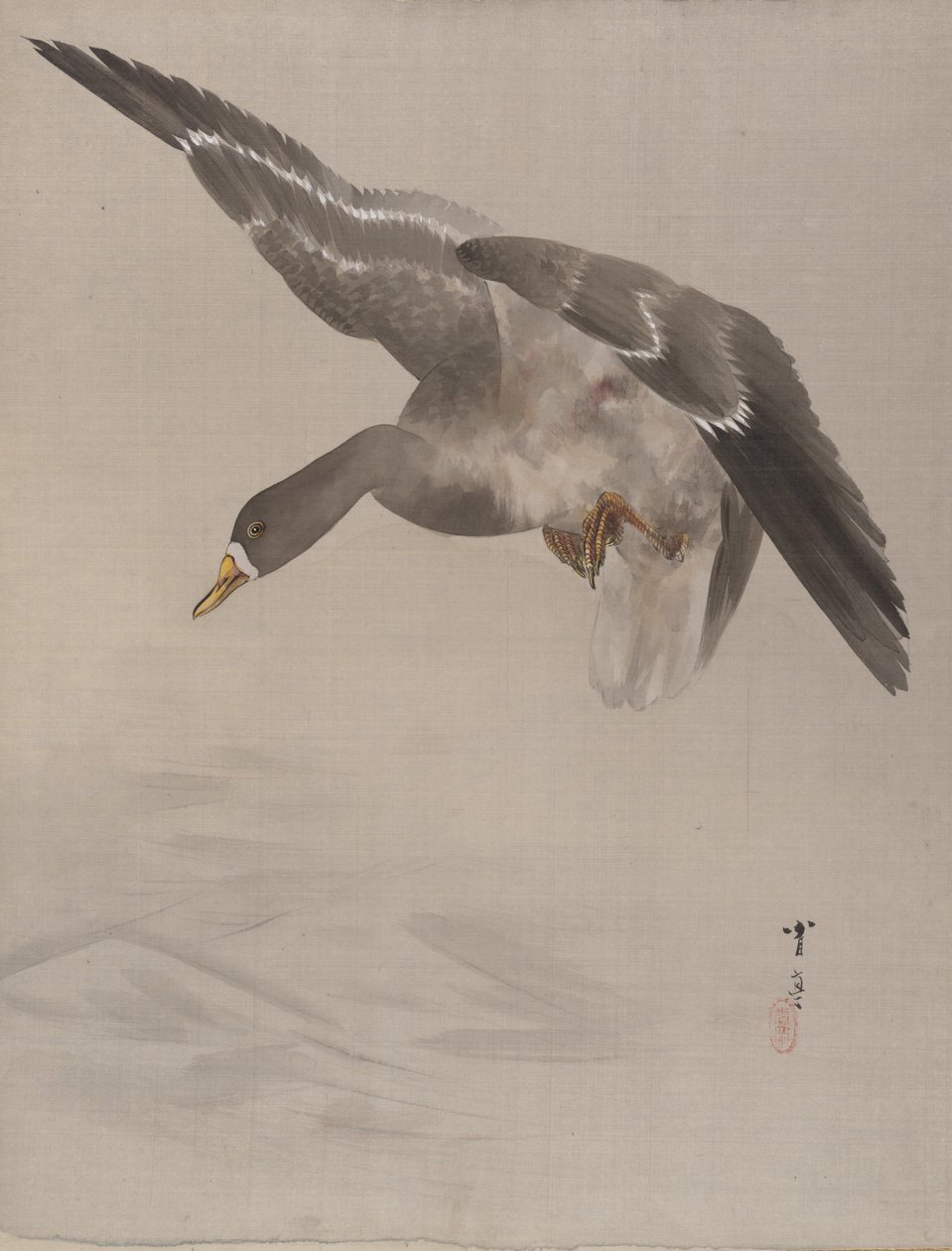 Ankka, n. 1887. tekijältä Watanabe Seitei