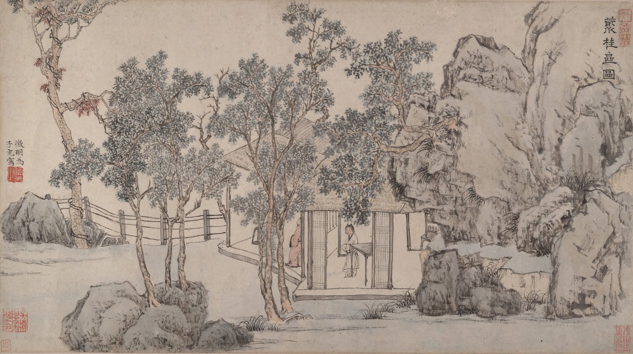 Cassia Grove Studio, n. 1532. tekijältä Wen Zhengming