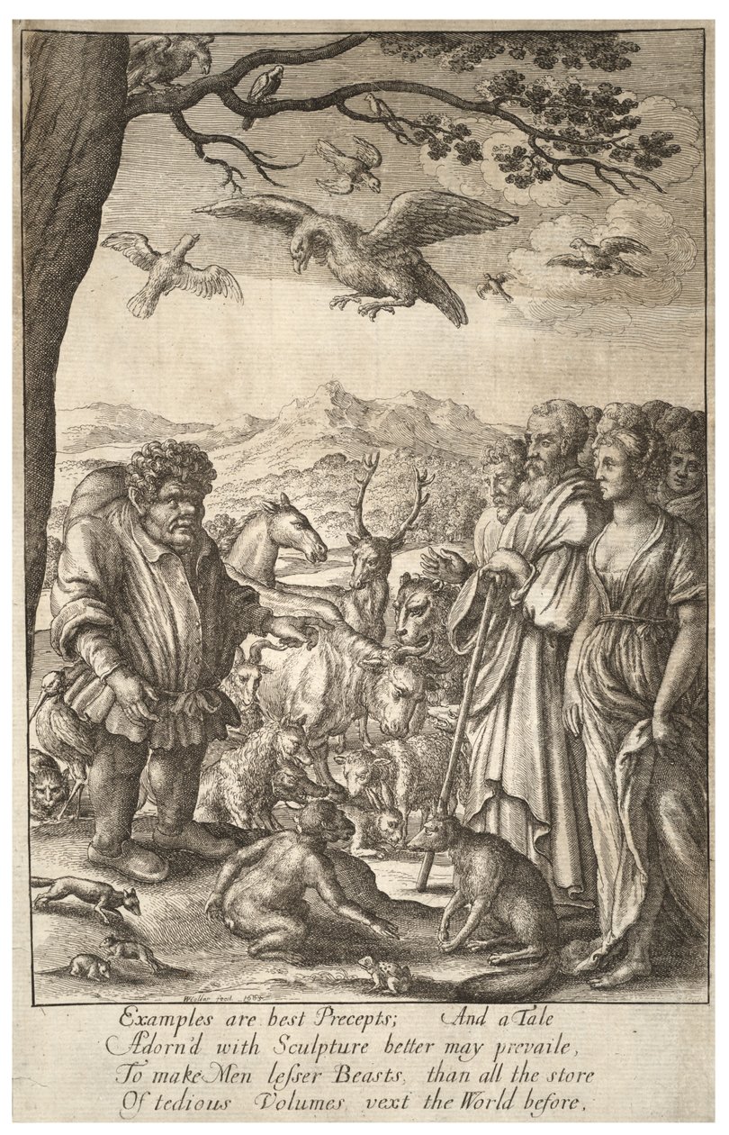 Aesop tekijältä Wenceslaus Hollar