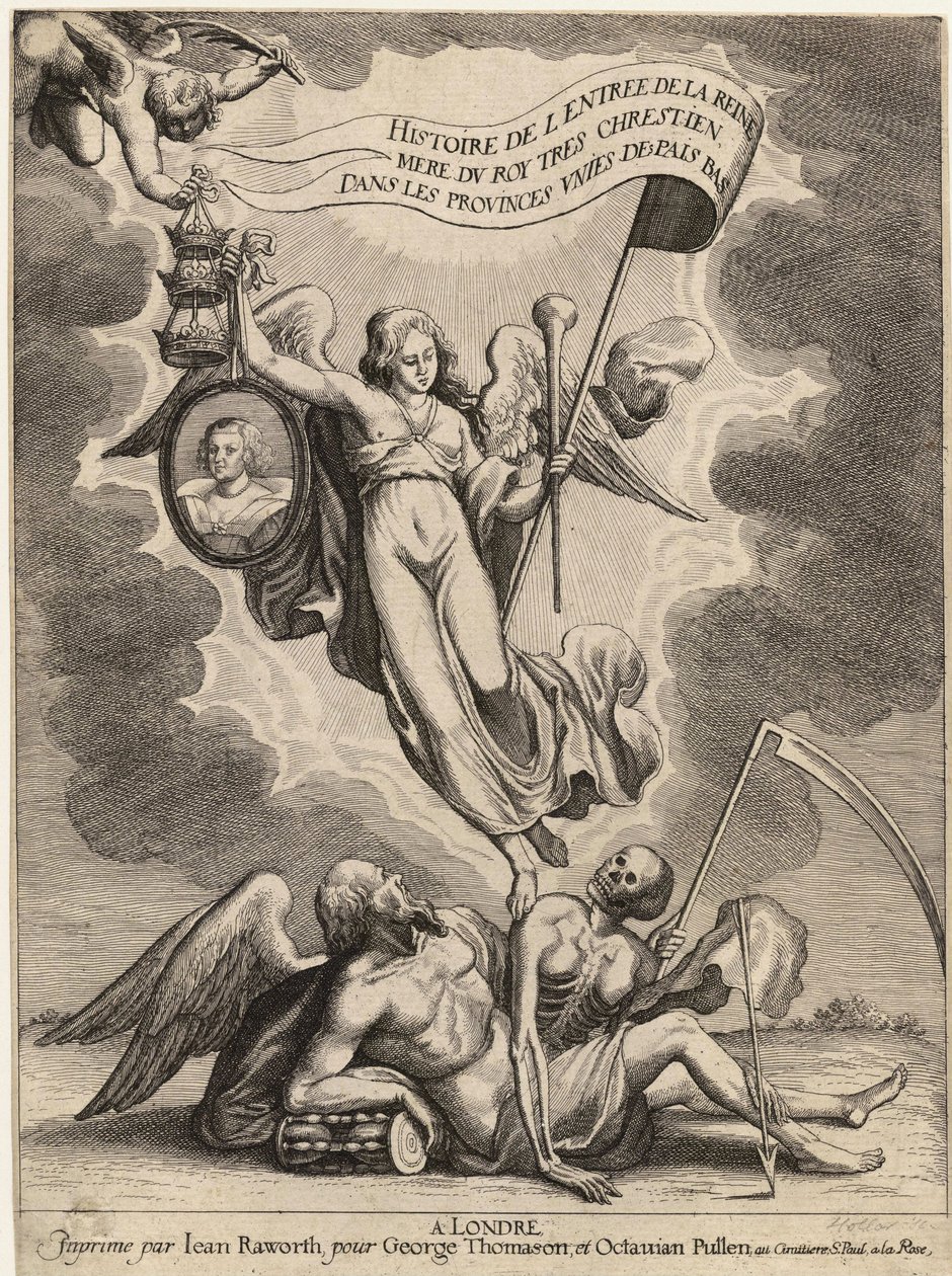 La Serre. Entrée de la reine mère dans ... les Pais Bas. Tila 2 tekijältä Wenceslaus Hollar