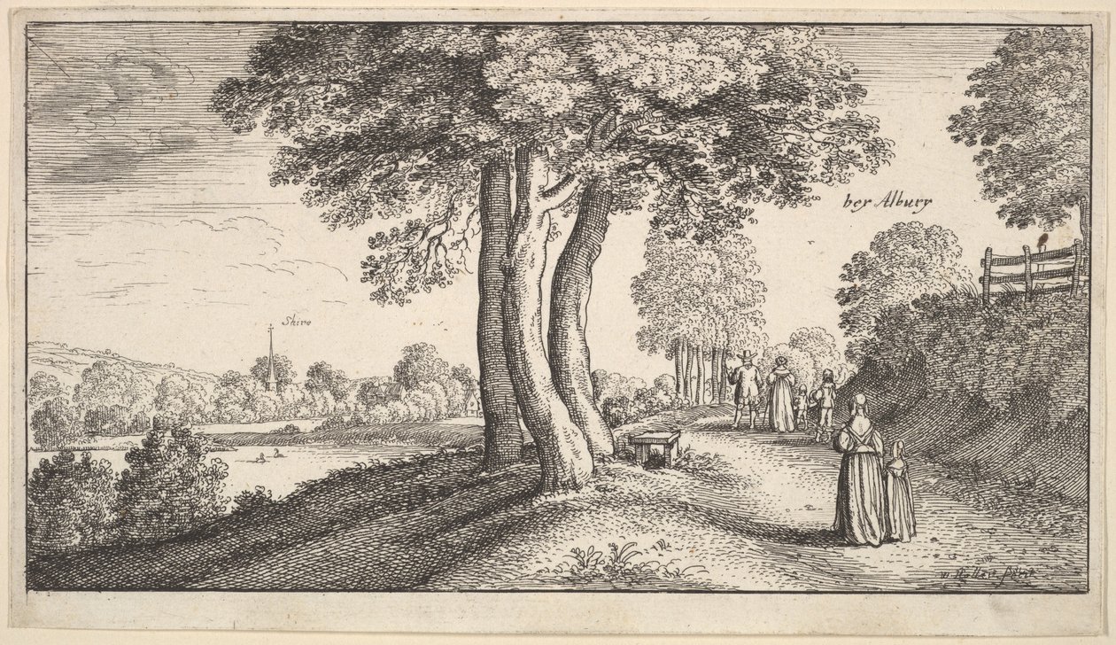 Albury, 1625-77. tekijältä Wenceslaus Hollar