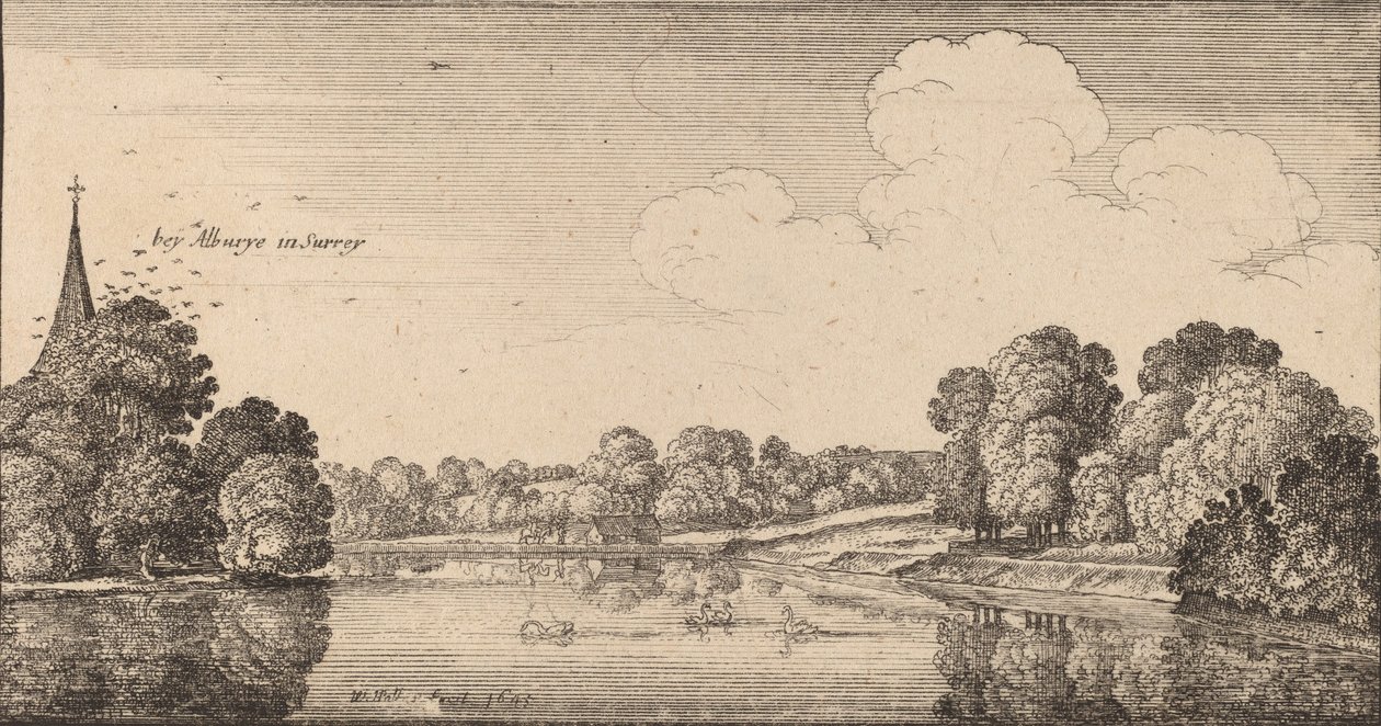 Albury, 1645. tekijältä Wenceslaus Hollar