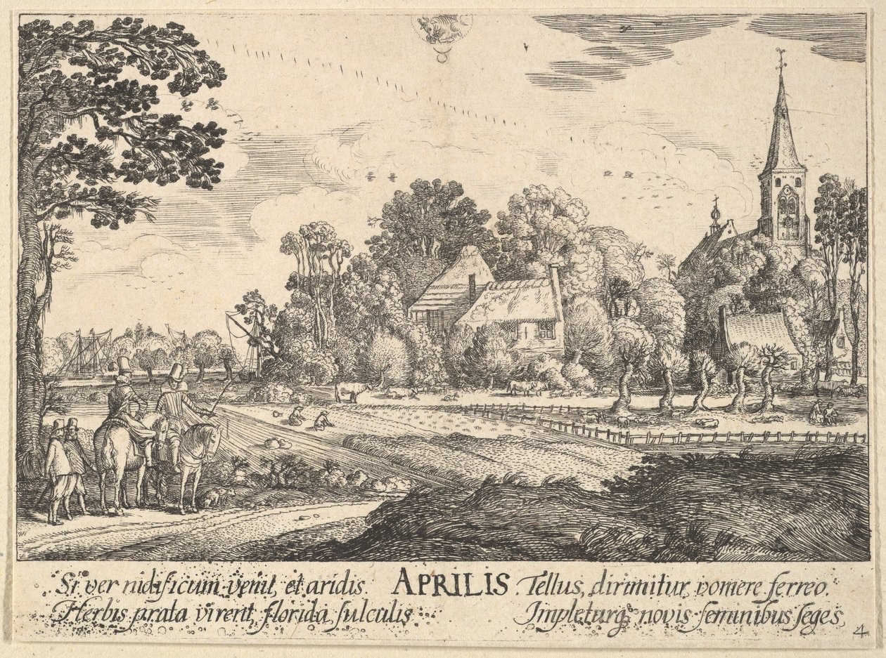 huhtikuuta 1628-29. tekijältä Wenceslaus Hollar