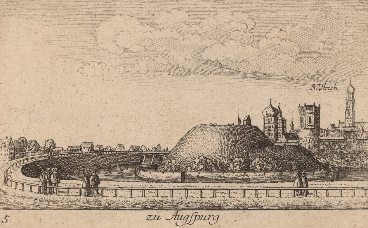 Augsburg, 1635. tekijältä Wenceslaus Hollar