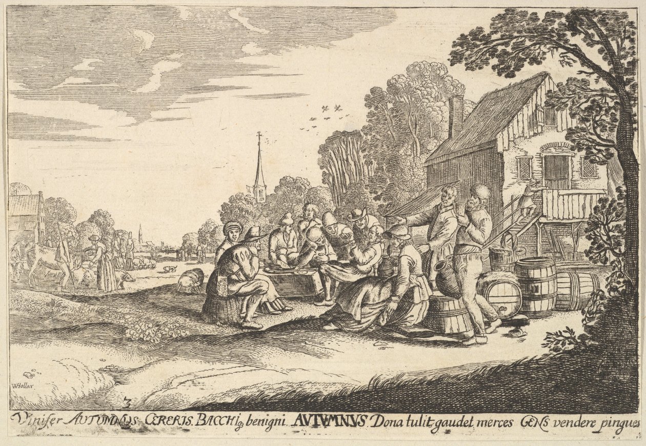 Syksy, 1629. tekijältä Wenceslaus Hollar
