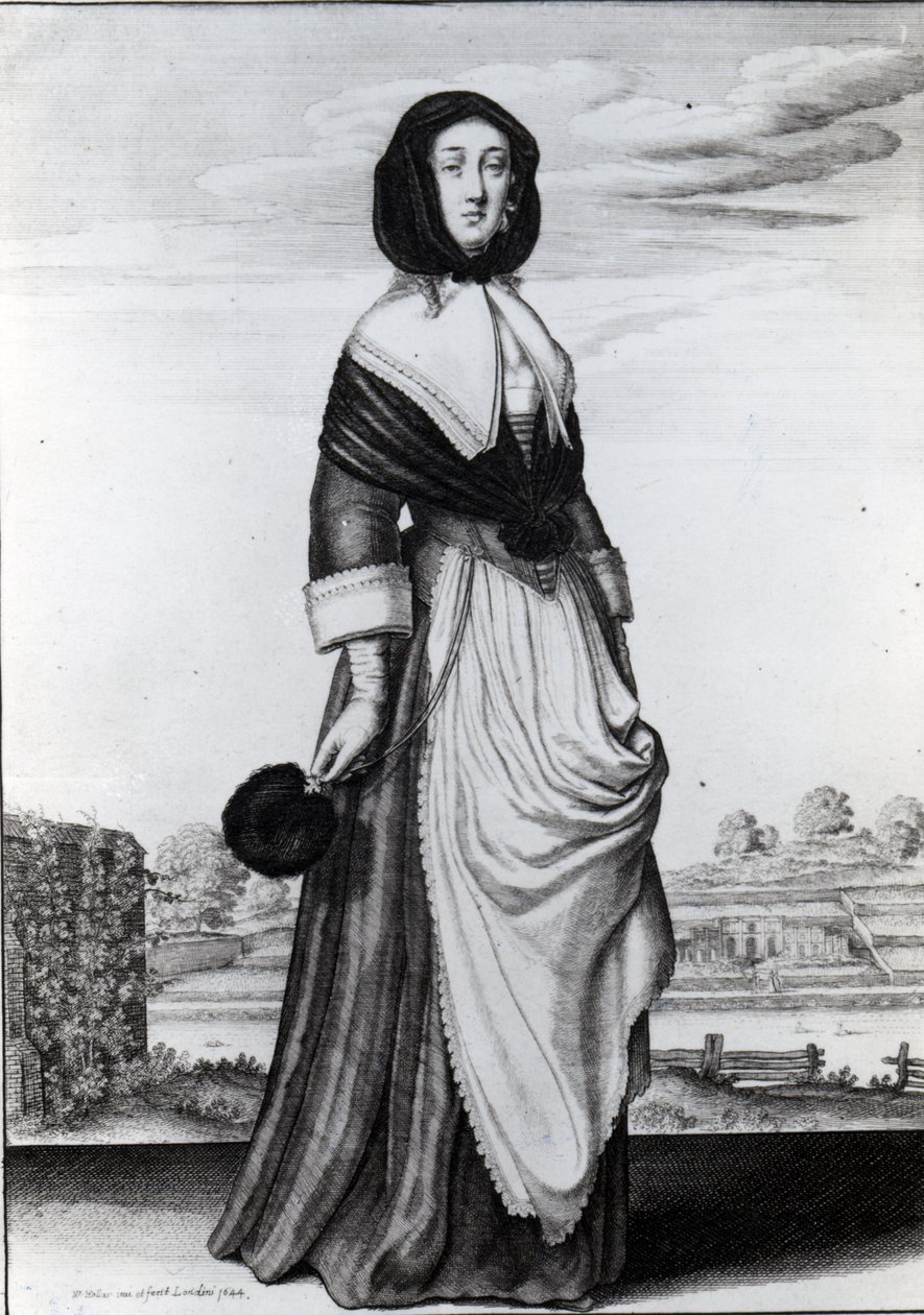 Syksy, 1643 tekijältä Wenceslaus Hollar