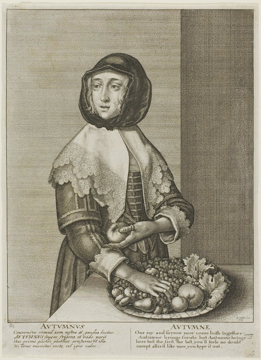 Syksy, The Four Seasonsista tekijältä Wenceslaus Hollar