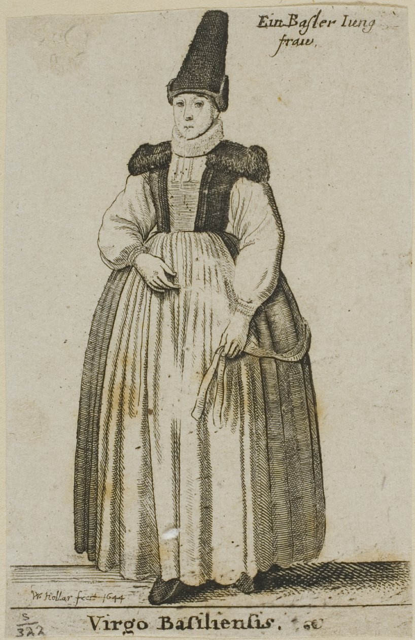 Baselin nainen tekijältä Wenceslaus Hollar