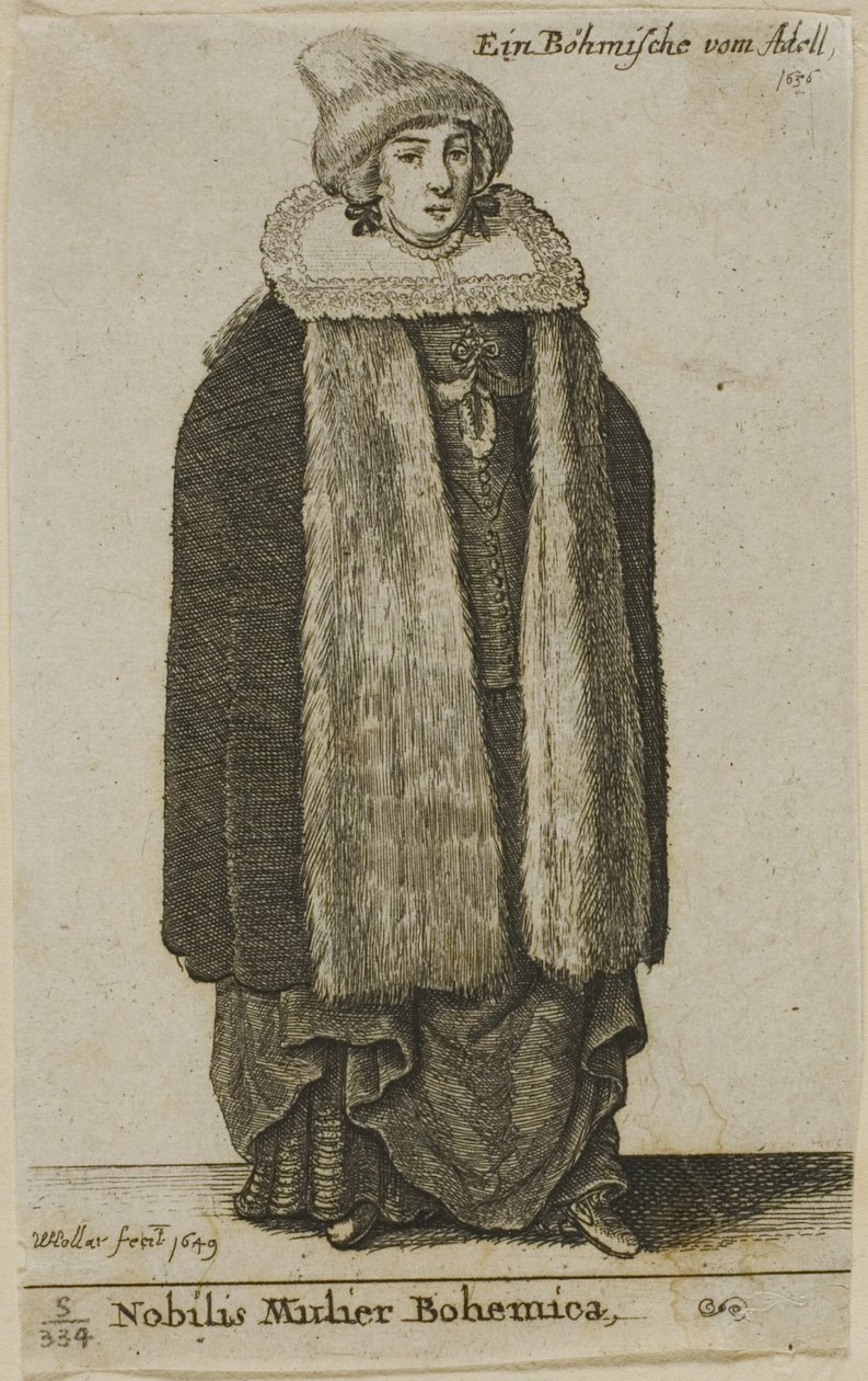 Boheemi aatelisnainen tekijältä Wenceslaus Hollar