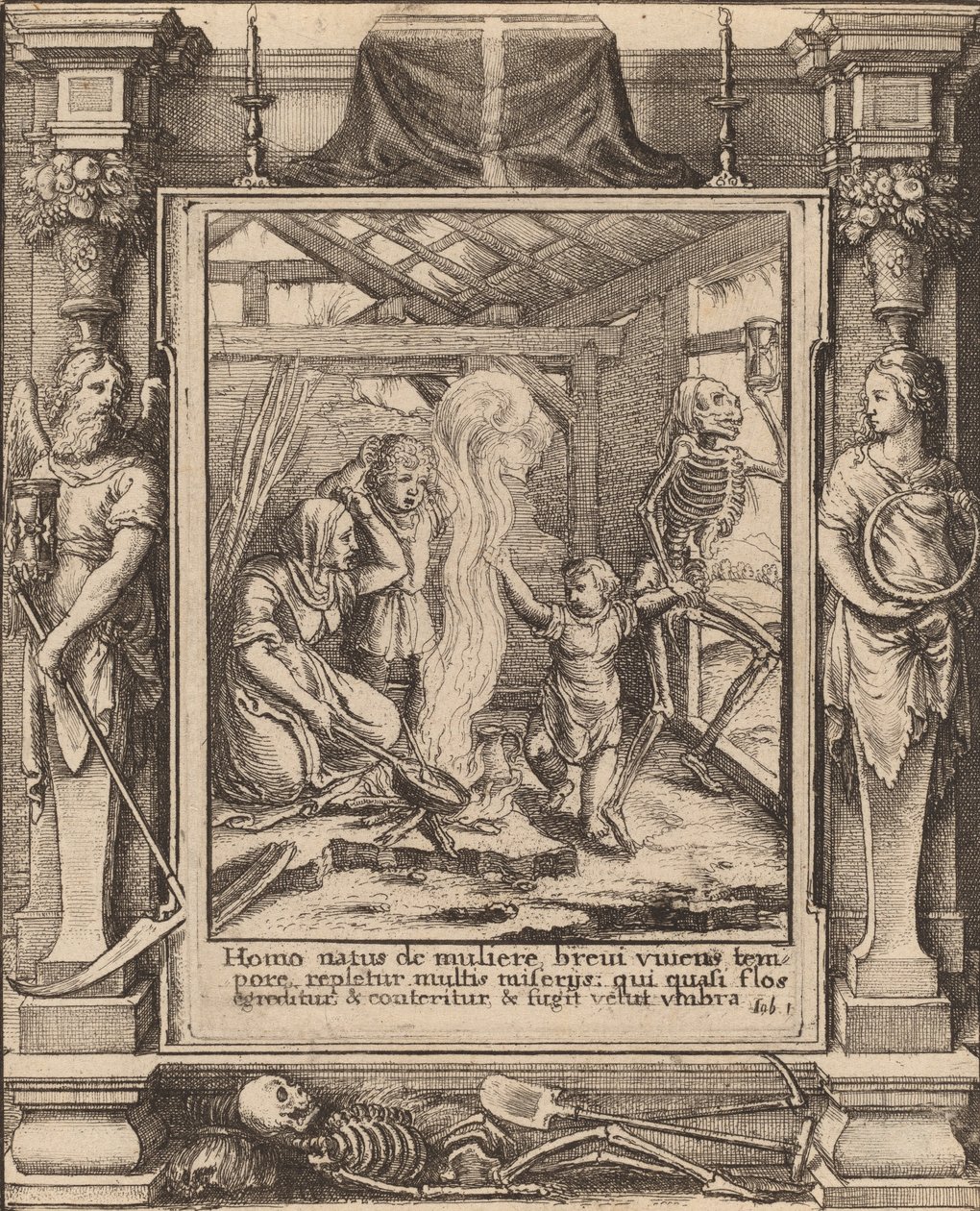 Lapsi, 1651. tekijältä Wenceslaus Hollar