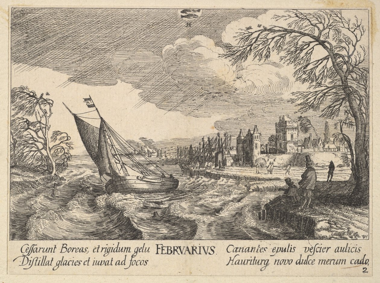 helmikuuta 1628-29. tekijältä Wenceslaus Hollar