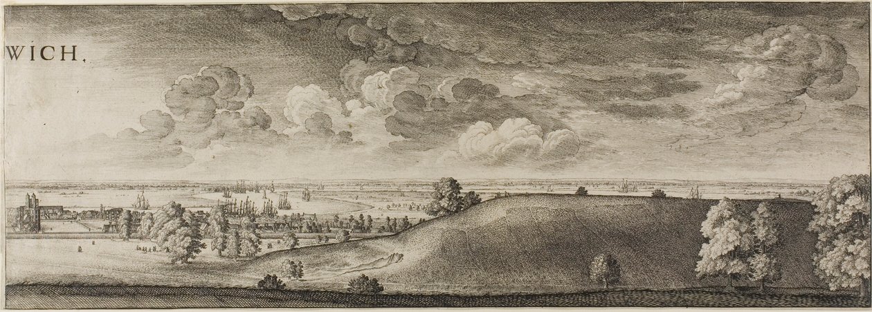 Greenwich tekijältä Wenceslaus Hollar